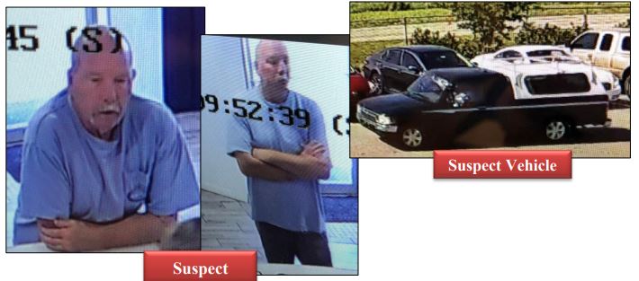 Recker Hwy Criminal Mischief suspect Recker Hwy Criminal Mischief suspect