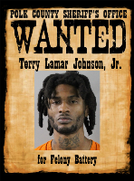 WANTED POSTER Terry Johnson